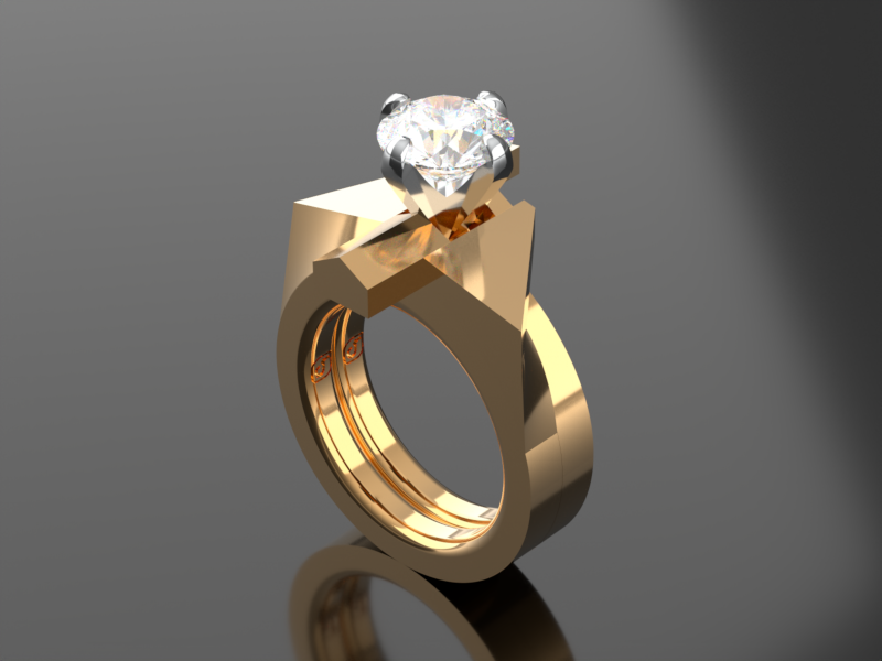 jrSOIGNÉ G01A Solitaire Ring View