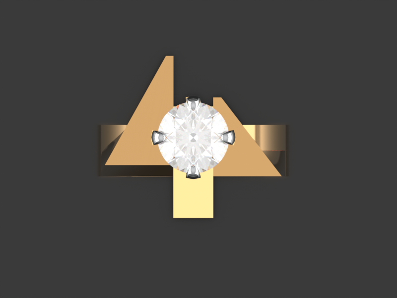 jrSOIGNÉ G01A Solitaire Ring View