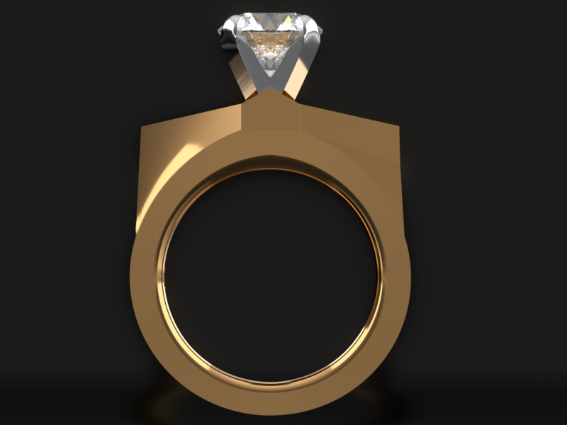 jrSOIGNÉ G01A Solitaire Ring View