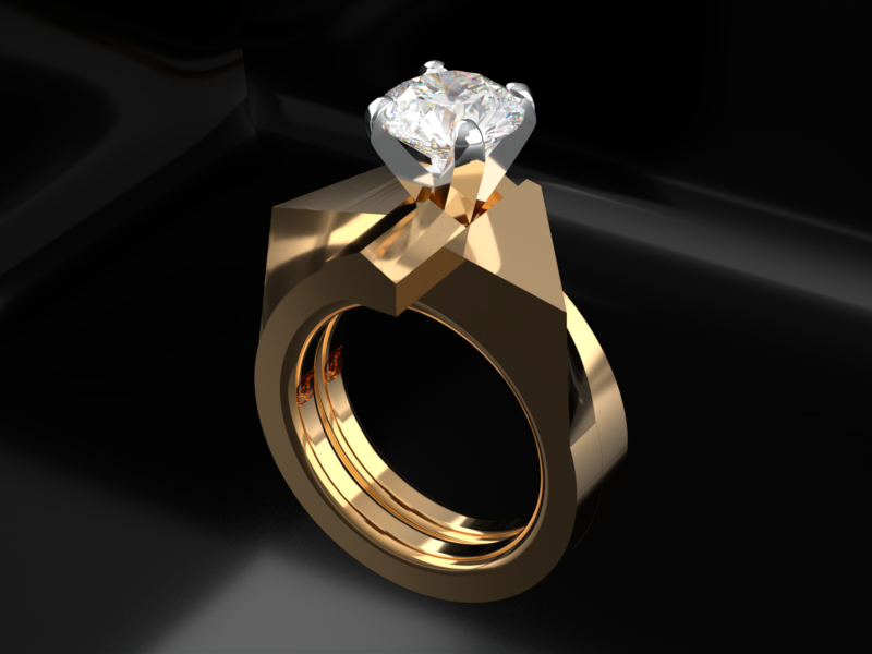 jrSOIGNÉ G01A Solitaire Ring View