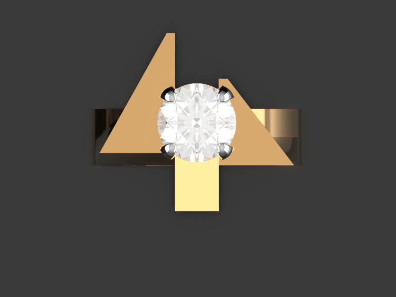 jrSOIGNÉ G01A Solitaire Ring View